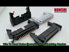 2.54mm Box Header Connector راست DIP DC3 12 پین هایدر 2x6p نمونه پشتیبانی شده