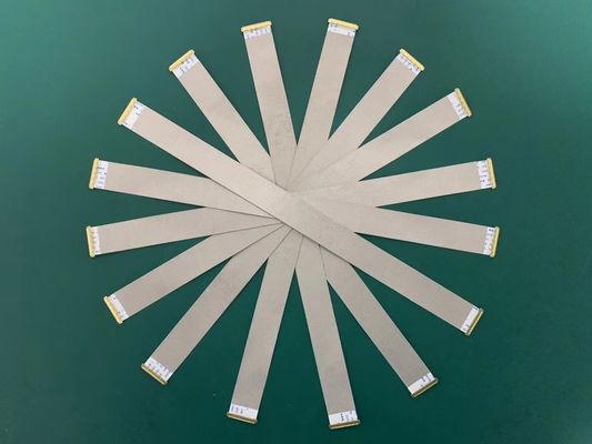 مواد عایق بندی PET 0.5mm کابل FFC مسطح UL20624 80c 60v 20 Pin FPC ربن کابل