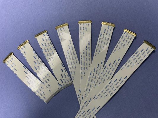 مواد عایق پیت کابل نوار موازی 1mm 1.25mm Pitch Custom FFC