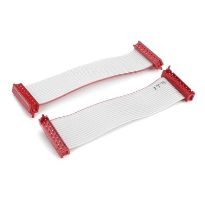 PVC پلی استر 28AWG کابل مسطح 1.27mm Micro Connector 8 پین IDC کابل