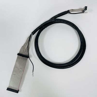 2.54mm Pitch Black Ribbon Flat Cable با وصل کننده IDC UL2651 28awg