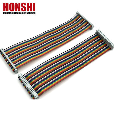 2.54mm IDC به IDC کابل برقی تخت 40 پین کابل ربن چندرنگ برای خودرو
