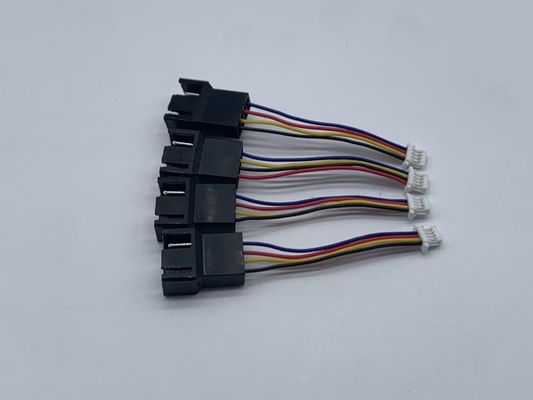 JST SM2.5 سفارشی شده 4 پین به JST SH1.0 4 پین سیم هارمنیز با رسانای مدفوع