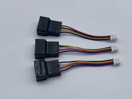 JST SM2.5 سفارشی شده 4 پین به JST SH1.0 4 پین سیم هارمنیز با رسانای مدفوع
