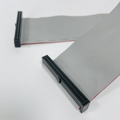 10 - 64 پین کابل مسطح 1.27x2.54mm Pitch IDC کانکتور اسمبلی کابل نوار مسطح