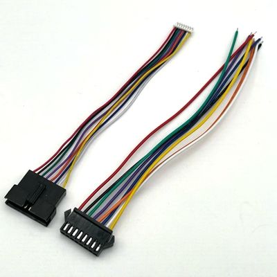 JST SM2.5 قابل سفارشی کردن 8 پین کانکتور اسمبل سیم الکتریکی ul1007 24awg