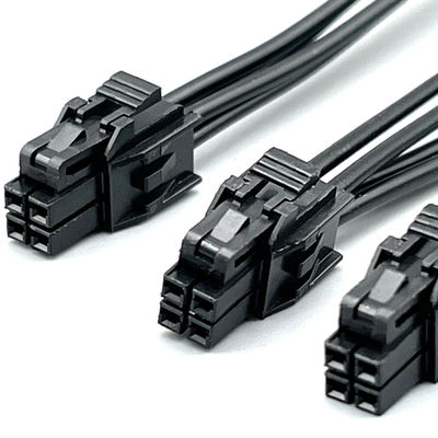 ساز و ساز سفارشی Molex Nano Fit 2.5 4 Pin Connector Electrical Wire Harness اسمبلی