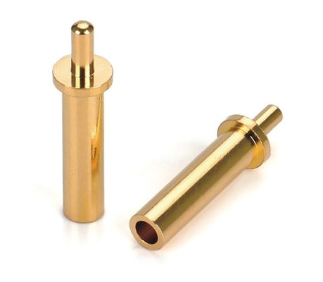 OEM CNC برنج ماشین آلات پین های تماس اتوماتیک فرآیند چرخ دار اندازه سفارشی