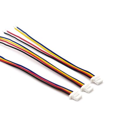 JST SH 1.0mm Pitch 4 Pin Connector Wire Harness با 100% بازرسی آزمایش