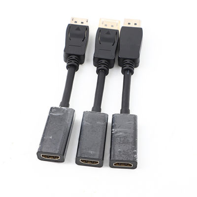 DP مرد به HDTV زن HDTV آداپتور کابل 4K 30HZ شارژ سریع انتقال داده