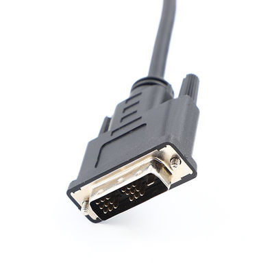 DVI 18 1 مرد به مرد HD قالب کابل مونتاژ OD6.0 برای HDTV UL20276 30Awg