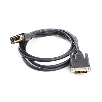 DVI 18 1 مرد به مرد HD قالب کابل مونتاژ OD6.0 برای HDTV UL20276 30Awg