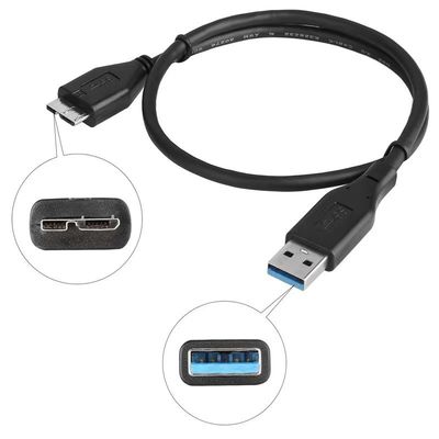 شارژ سریع انتقال داده کابل USB 28AWG کابل داده طول سفارشی