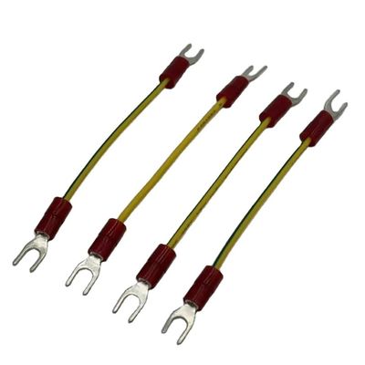 مونتاژ سیم ترمینال 18 - 26Awg JST کانکتور به 4.8mm 6.3mm Y ترمینال