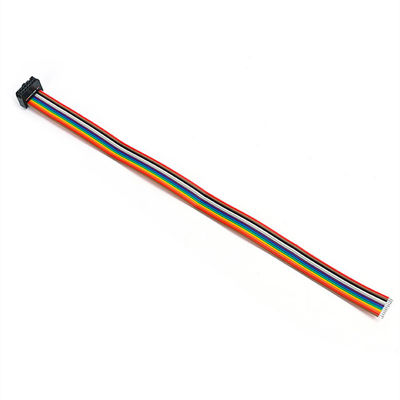 سفارشی 2.54mm 12 پین ربن کابل IDC سوکت UL2651 28AWG سیم صاف مونتاژ