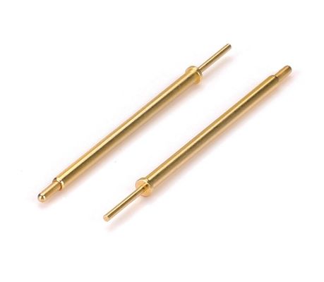 کانکتور پین های ماشینکاری شده 2.0x18.5mm فلز شده طلا پین پایانه مسخر نقطه تماس پین