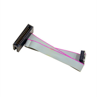 2.54mm IDC Socket To Male Connector 2row 14Contacts اسمبل کابل نوار صاف