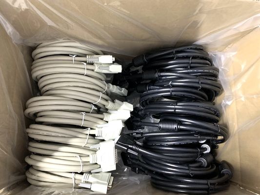 HPDB 100 Pin MDR Connector SCSI کابلی که از سیم سیاه با مواد تماس مسی ساخته شده است