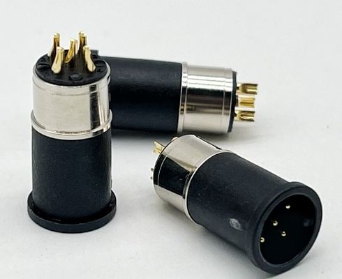 M12 5 پین زن و مرد پانل نصب چند پین کابل دایره ای کانکتورهای ضد آب
