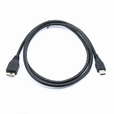 USB 2.0 Splitter A مرد به زن Micro B USB C کابل طلا شده برای تلفن های همراه