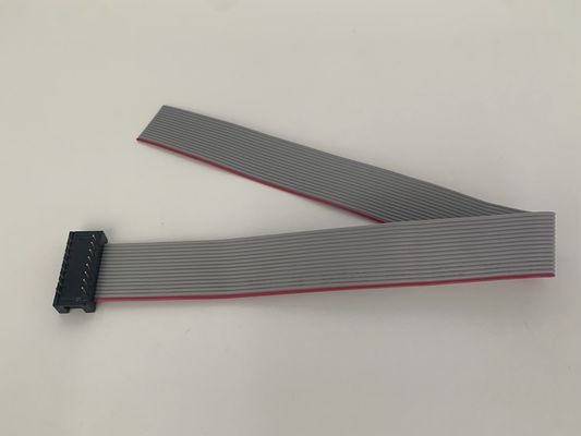DIP پلاگ خاکستری کابلی مسطح 16 پین پینس کابل UL2651 28awg 2.54mm Pitch