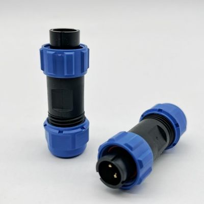 اتصال دهنده های سیم دایره ای ضد آب IP67 DIN Type Male Plug 2 3 4 5 6 8 10 12 Pin