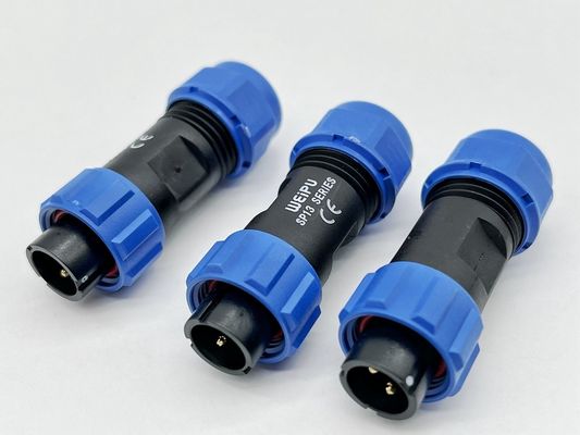 اتصال دهنده های سیم دایره ای ضد آب IP67 DIN Type Male Plug 2 3 4 5 6 8 10 12 Pin