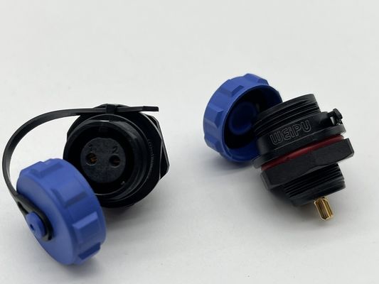 اتصال دهنده های سیم دایره ای ضد آب IP67 DIN Type Male Plug 2 3 4 5 6 8 10 12 Pin