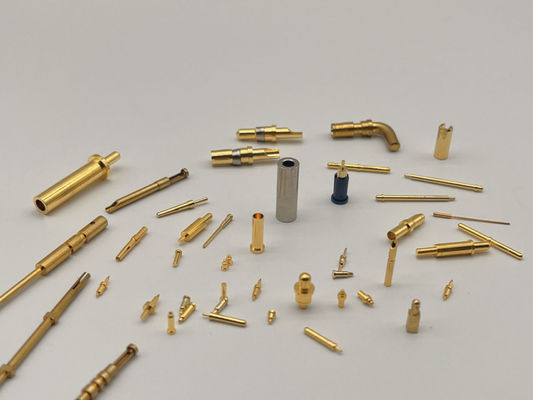 پن های فرآوری شده بر روی ملامینهای سفارشی مدل SMT Gold Plating 1.5mm Male برای اتصال