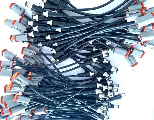 سیم کشی اتومبیل سفارشی 24 پین برای اتصال سیم 24 - 32AWG