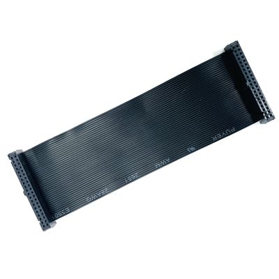 تخصیص 2.54mm کابل صاف سیاه 6 پین - 64 پین IDC تخته کابلی صاف