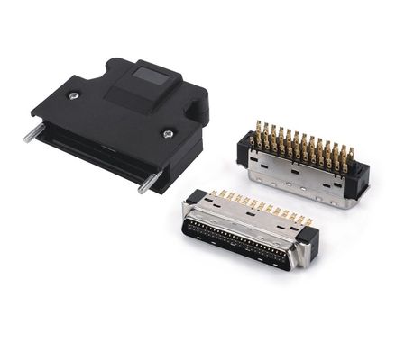 کانکتور SCSI 14 20 26 36 50pin Solder مرد کانکتور SCSI با پیچ