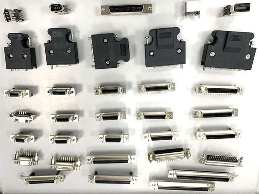 کانکتور SCSI 14 20 26 36 50pin Solder مرد کانکتور SCSI با پیچ