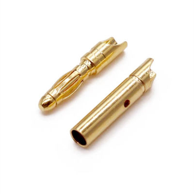 پلاگ موز دقیق ماشین آلات چند لایه ای پن تماس 4mm Solder Cup Termination