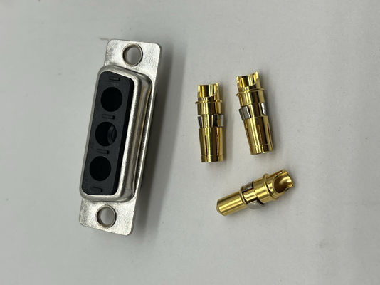 3V3 30A نوع سولدر مرد D Sub Connector با مواد تماس طلا زره ای