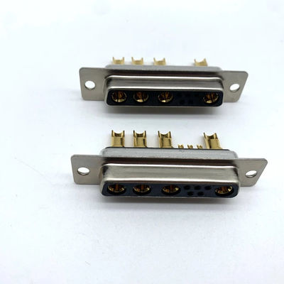 اتوبوس D SUB کنتاکتور برق 9W4 زنانه Solder Brass C3604 برای کابل