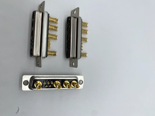 اتوبوس D SUB کنتاکتور برق 9W4 زنانه Solder Brass C3604 برای کابل