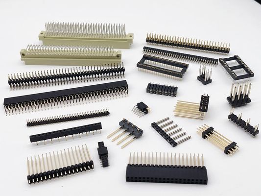 2.54mm دو ردیف PCB H3.0mm 7.4mm برنج مستقیم ماشین آلات دور زنانه سر وصل کننده