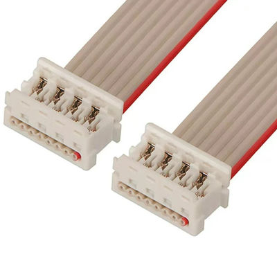 6 تا 24 پین ریبون کابل 2.54mm UL2651 سفید IDC ربن کابل کانکتور