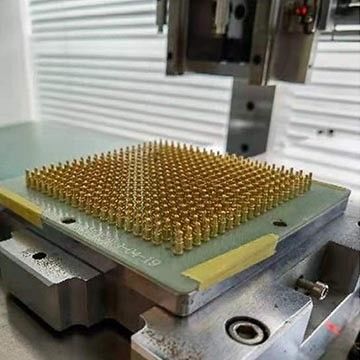 اتصال پين پگو با ارتفاع کاري 4.9mm Dip Type Pogo Pin