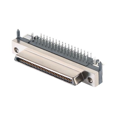مواد شیل آلیاژ روی 68 پین SCSI اتصال کننده نوع VHDCI HPCN مرد