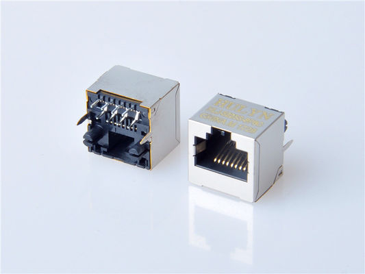8p8c RJ45 جک کانکتور PCB Mount برای شبکه سوکت اینترنت آلیاژ مس ماژولار