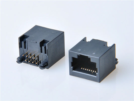 8p8c RJ45 جک کانکتور PCB Mount برای شبکه سوکت اینترنت آلیاژ مس ماژولار