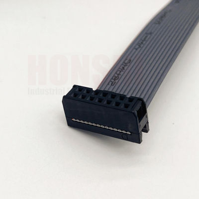 کابل صاف الکترونیک 2.54mm Pitch IDC رابط کابل نوار صاف رنگ سفارشی