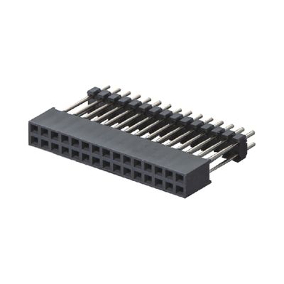 2.0mm Pitch دو ردیف 180 درجه هیئت مدیره به هیئت مدیره کانکتور زنانه پین سر