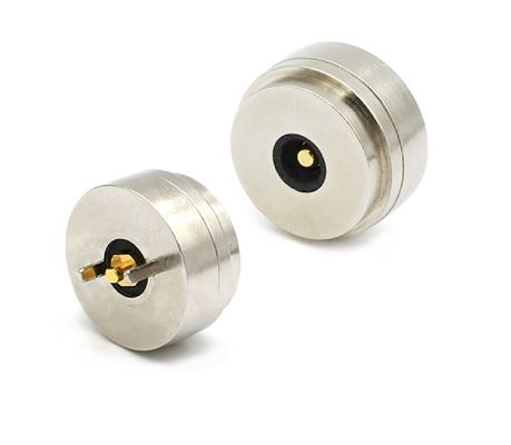 DC12V مغناطیسی Pogo پین ضد آب زاویه راست Dip بهار بار اتصال