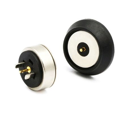 DC12V مغناطیسی Pogo پین ضد آب زاویه راست Dip بهار بار اتصال