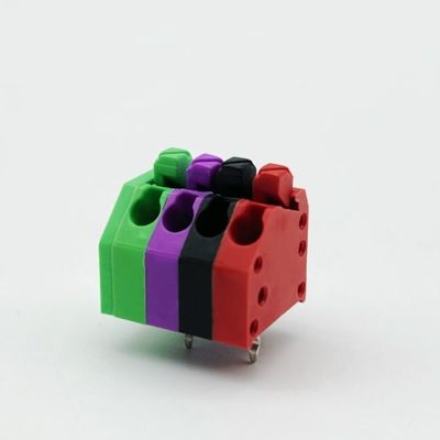 2.5mm 3.5mm بدون پیچ اتصال بلوک پایانی PCB بلوک پایانی بهار