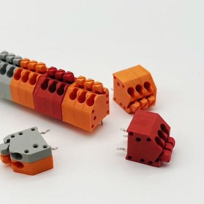 2.5mm 3.5mm بدون پیچ اتصال بلوک پایانی PCB بلوک پایانی بهار