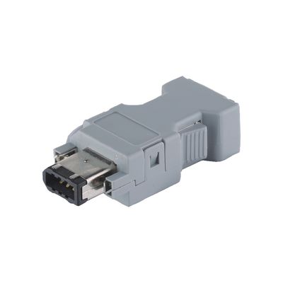 SM-6P مردانه CN3 سرور I / O کانکتور IEEE 1394 زنانه کانکتور نوع جوش